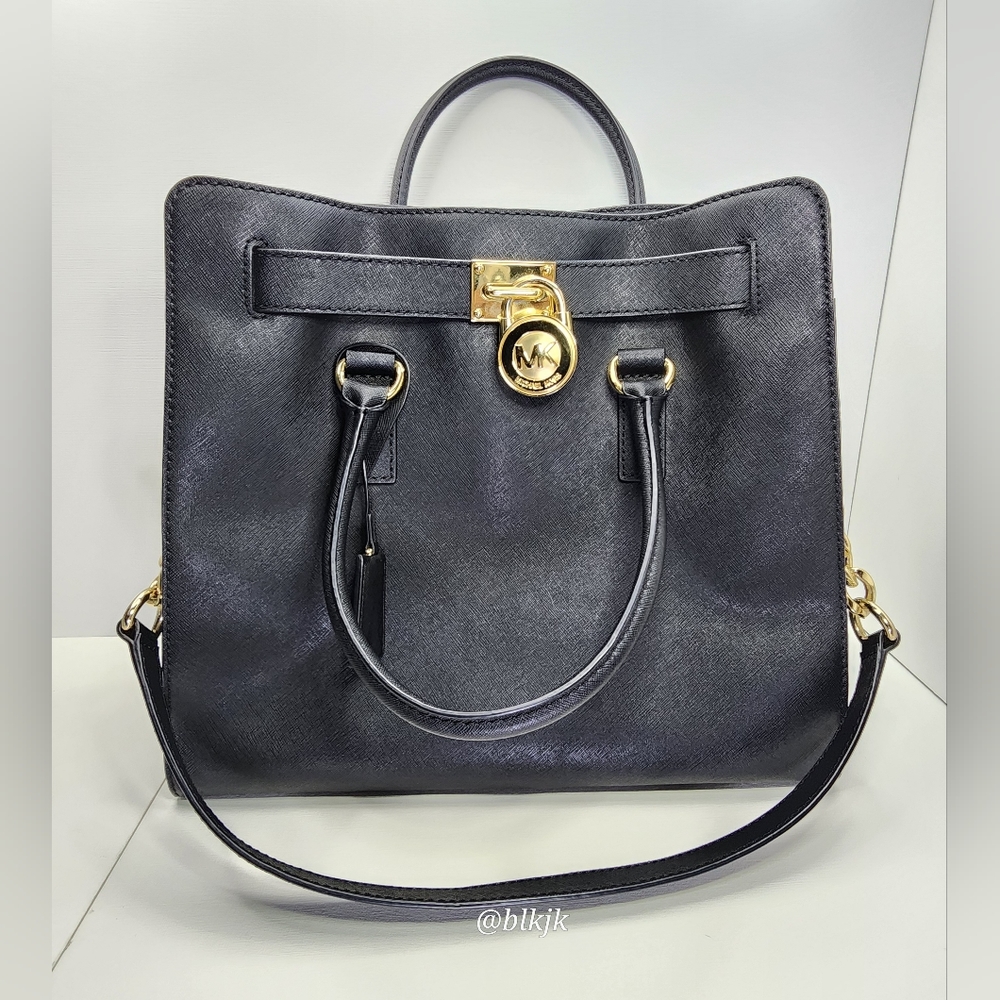 Michael Kors Large Hamilton Tote *Black* EUC